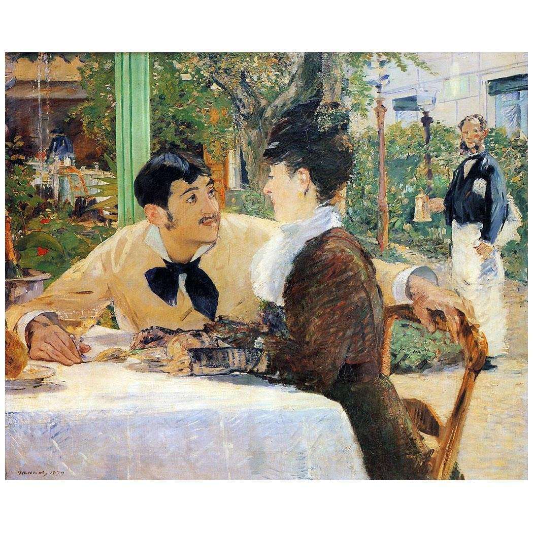  Edouard Manet. Chez la pere Lathuille. 1879. MBALyon
