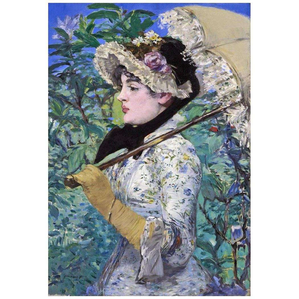  Edouard Manet. Le Printemps (Jeanne Demarsy). 1881. Paul Getty Museum