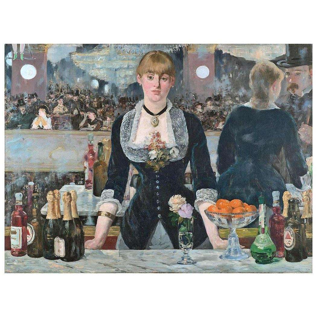  Edouard Manet. Bar aux Folies-Bergere. 1881-1882. Courtauld Gallery, London
