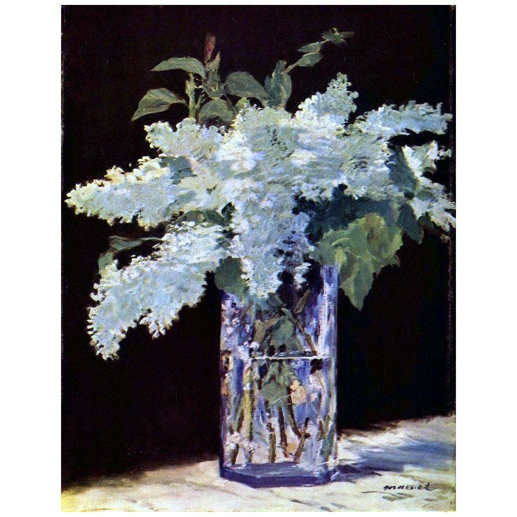 Edouard Manet. Lilas blanc. 1882. Gemaldegalerie, Berlin