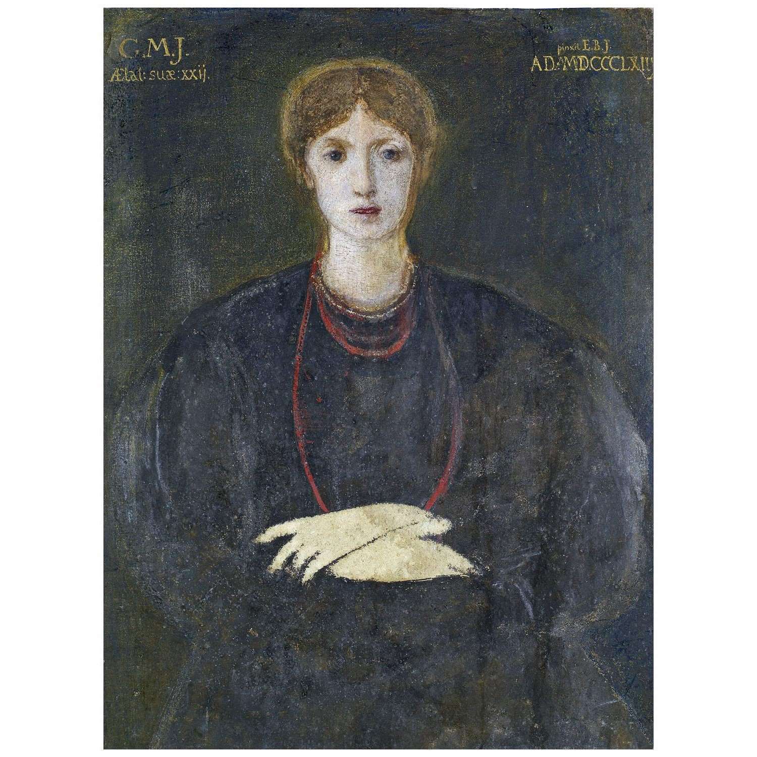  -Edward Burne-Jones. Georgiana Burne-Jones. 1863. Birmingham Art Museum