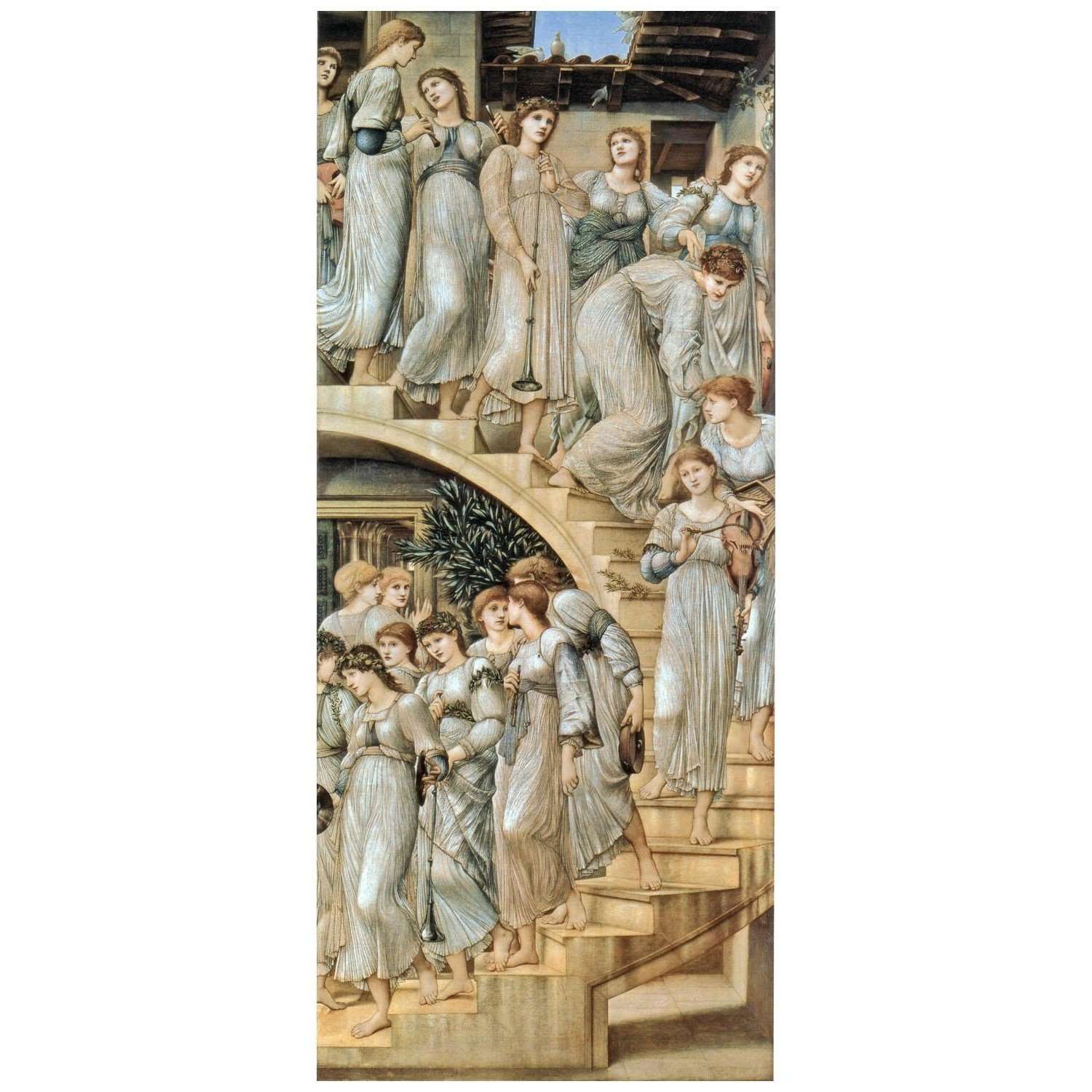  -Edward Burne-Jones. The Golden Stairs. 1880. Tate Britain