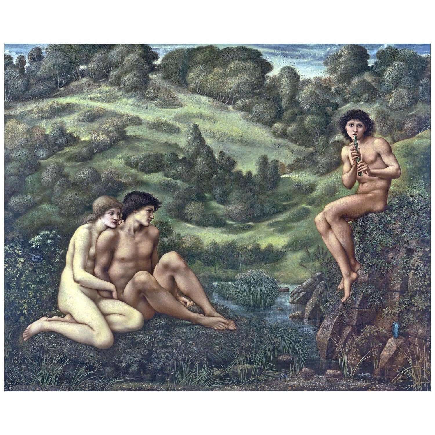  -Edward Burne-Jones. The Garden of Pan. 1886. National Gallery Melbourne