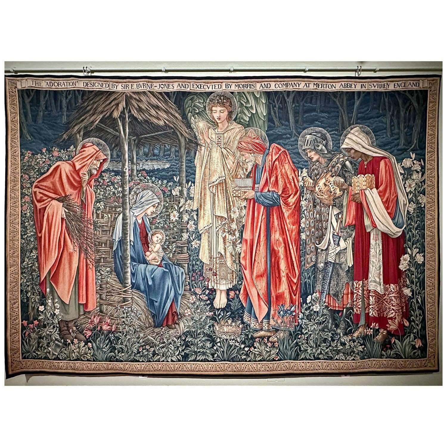  -Edward Burne-Jones. Adoration of the Magi. 1888. Hermitage Museum