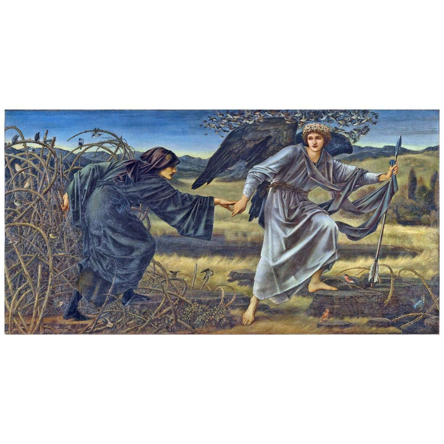  -Edward Burne-Jones. Love and the Pilgrim. 1896. Tate Britain.