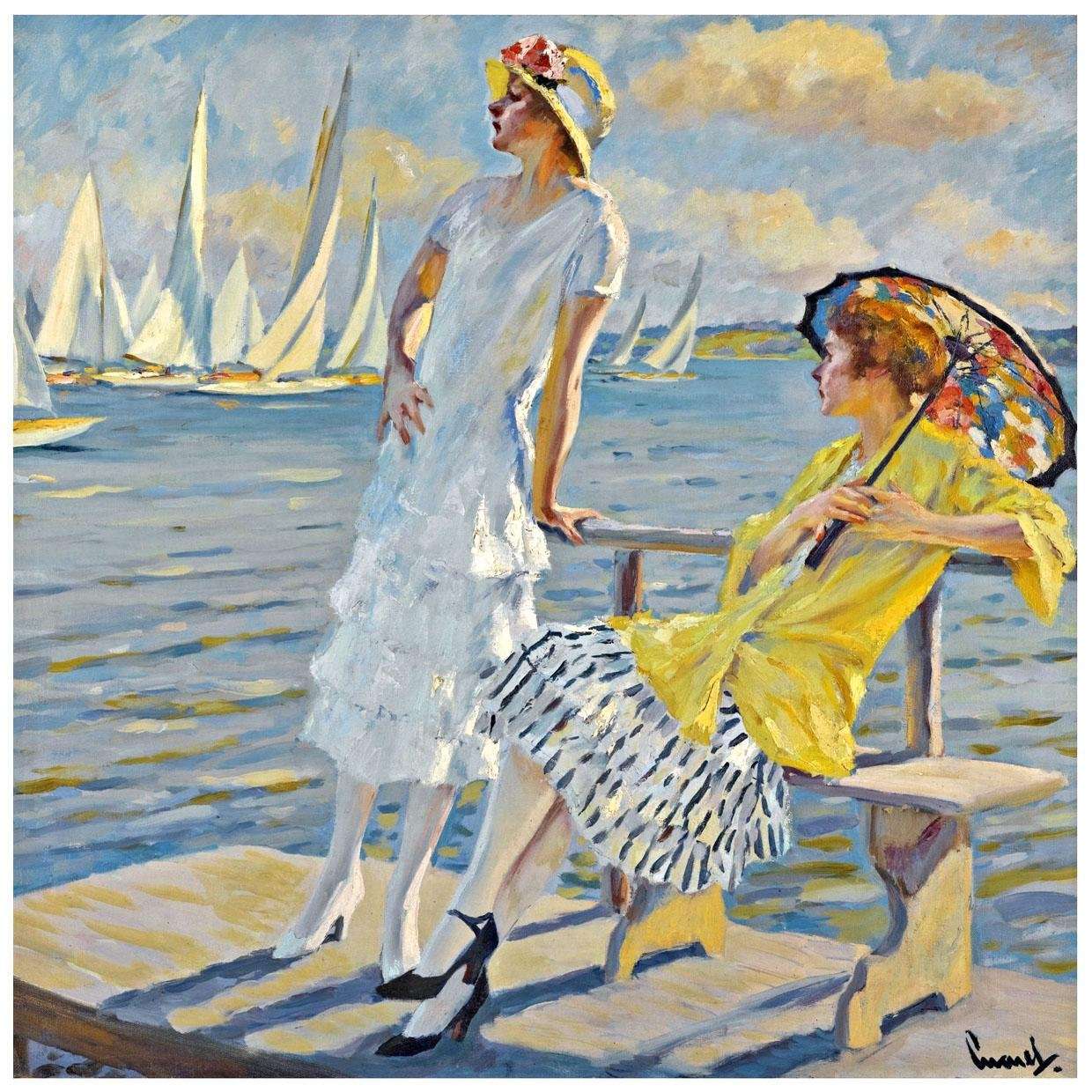  Edward Cucuel. The Regatta. 1920