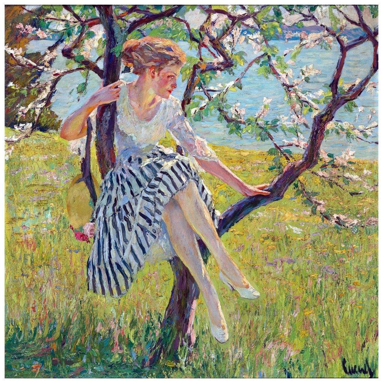 Edward Cucuel. Apple Blossom. 1928