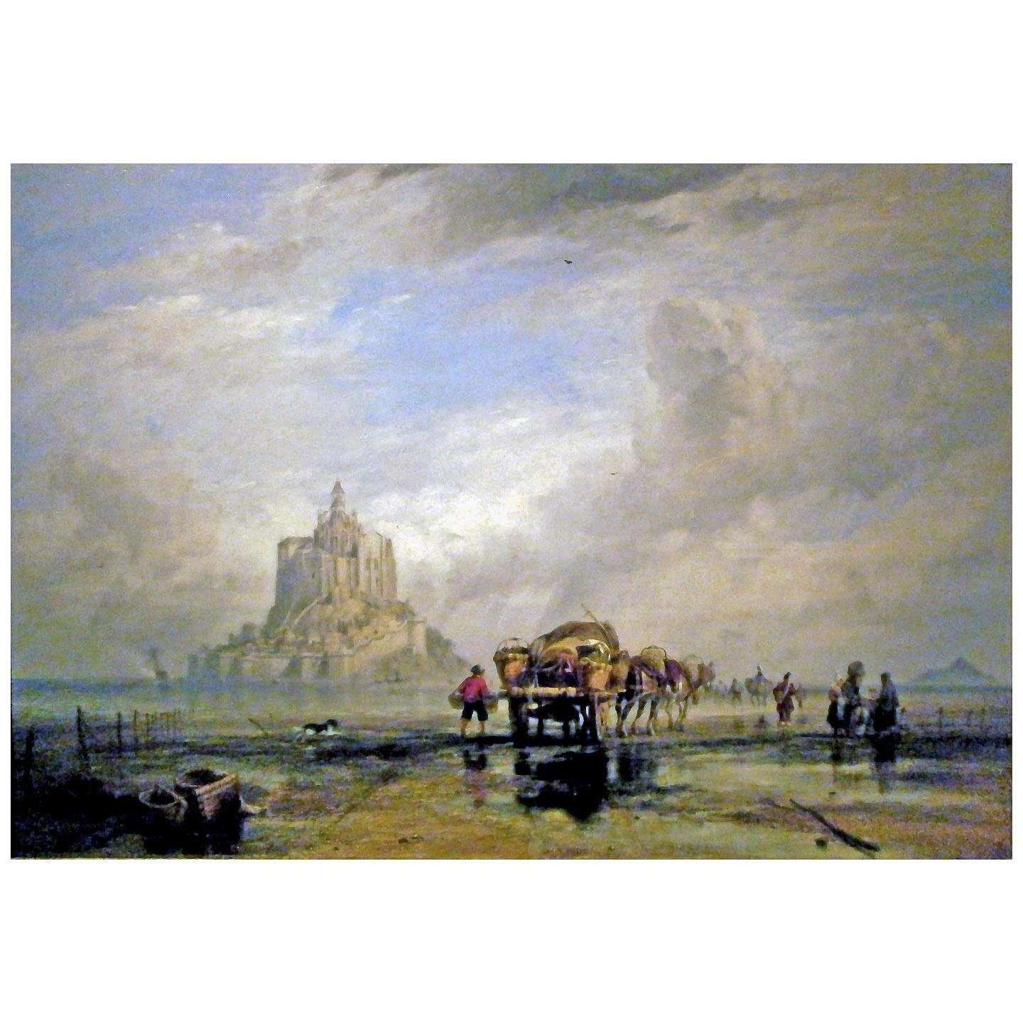  Edward William Cooke. Mont Saint Michel. 1838. Victoria & Albert Museum London