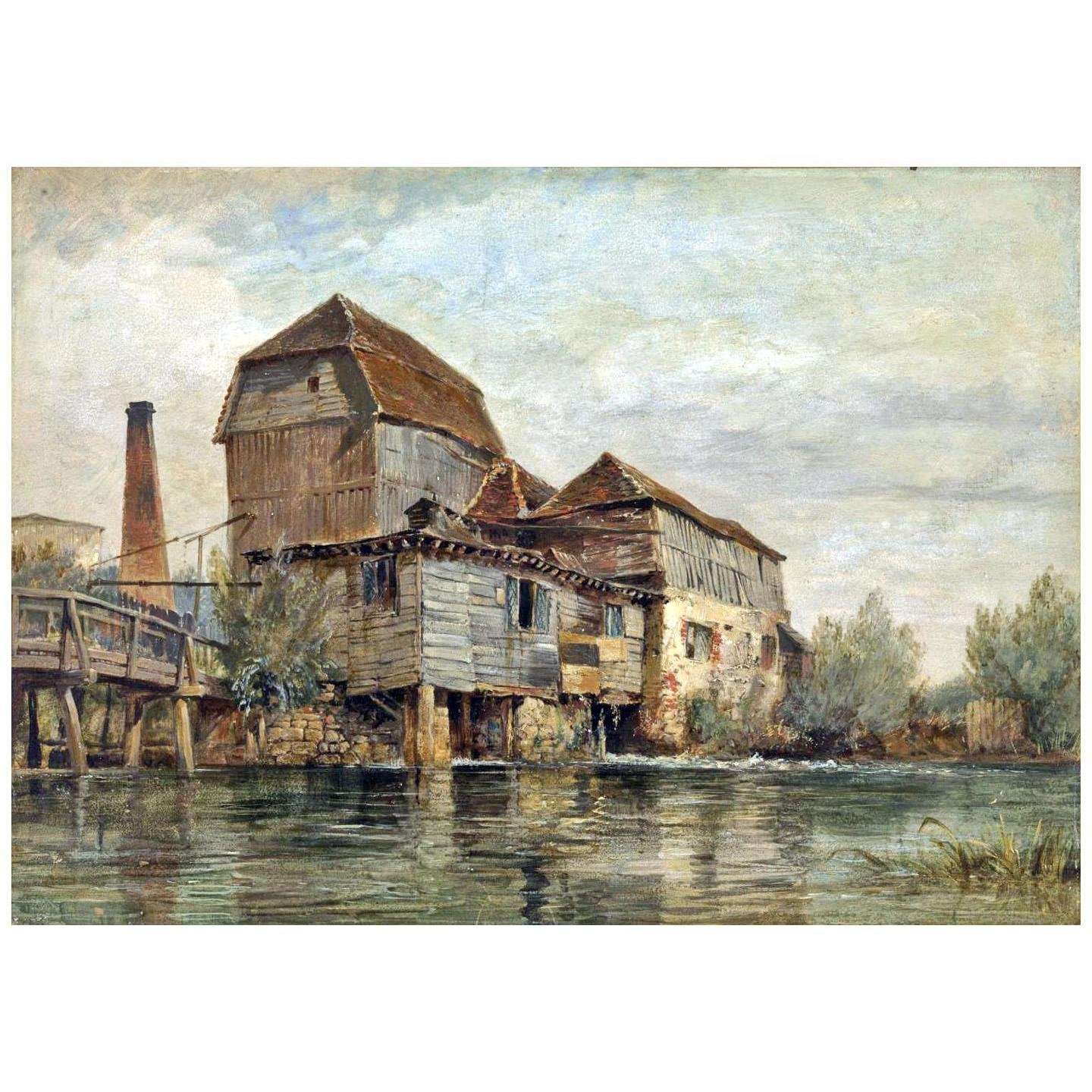  Edward William Cooke. Wiers Paper Mill, near Oxford. 1842. Tate Britain London
