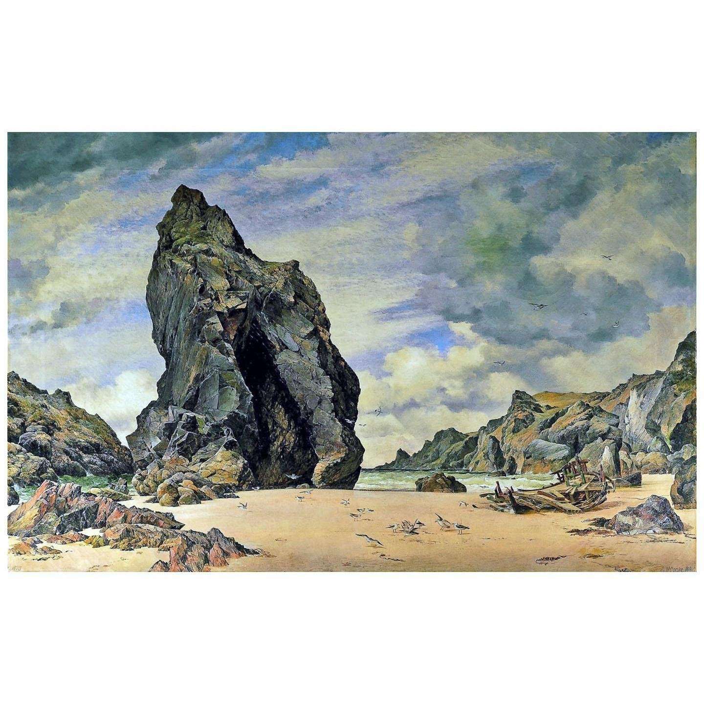  Edward William Cooke. Kynance Cove, Cornwall. 1871. Bournemouth Art Museum