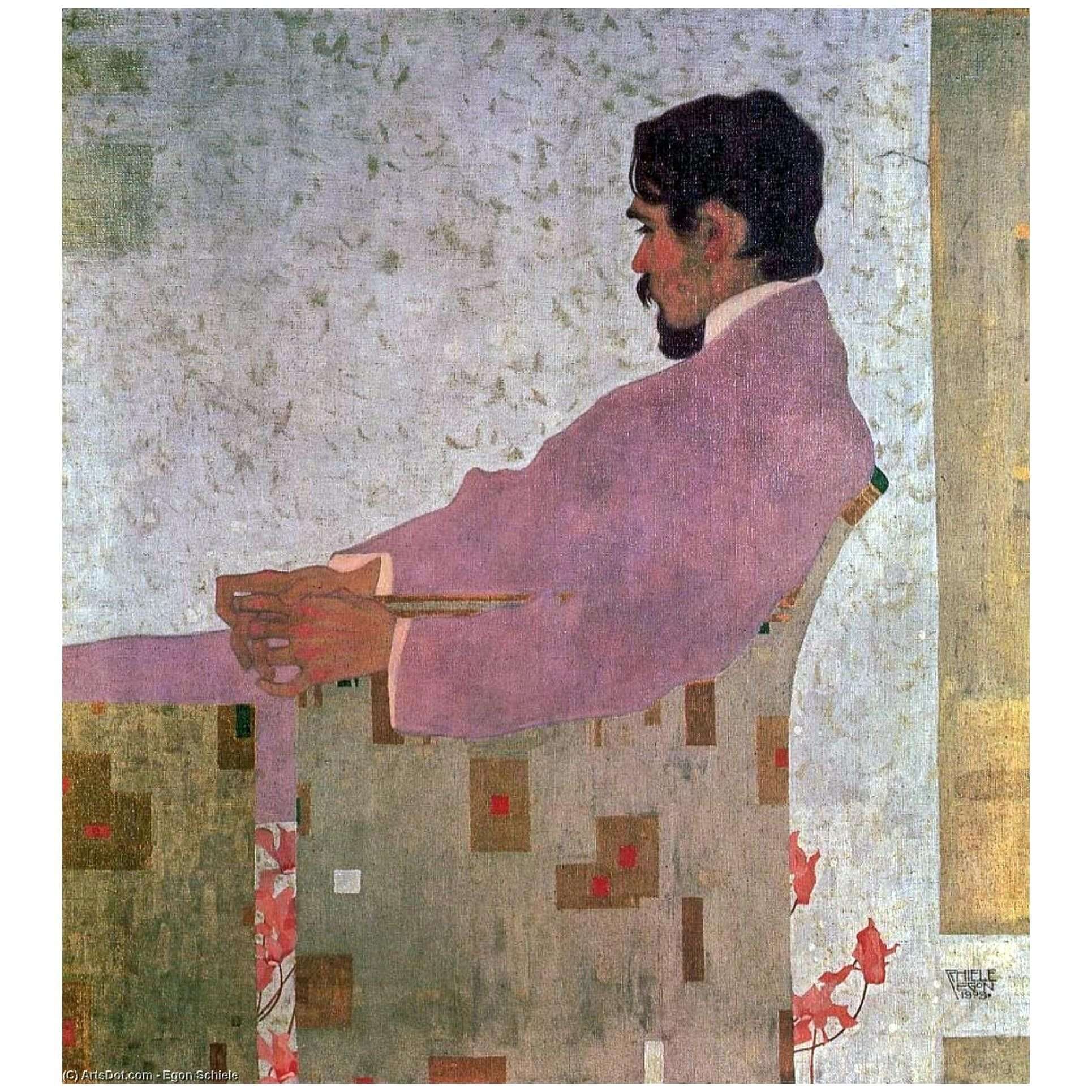  Egon Schiele. Anton Peschka. 1909. Private collection