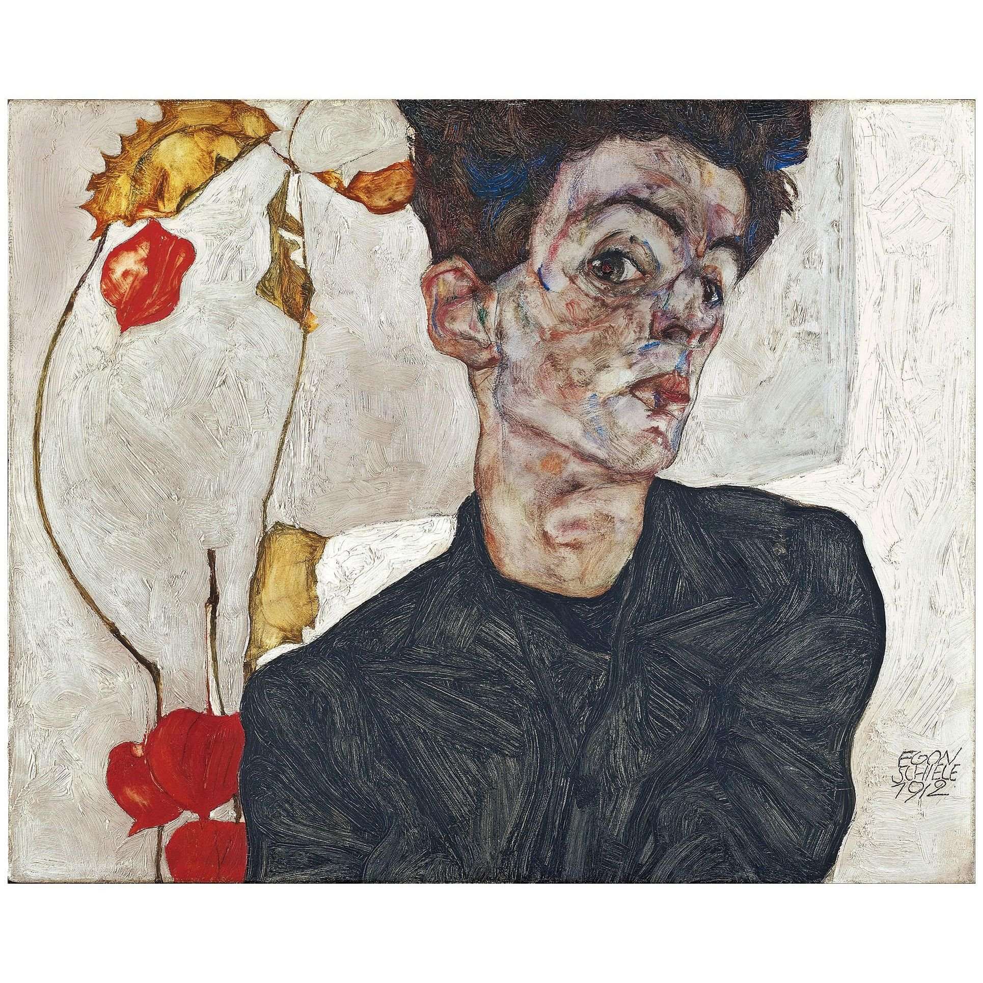  Egon Schiele. Selbstbildnis. 1912. Leopold Museum Wien