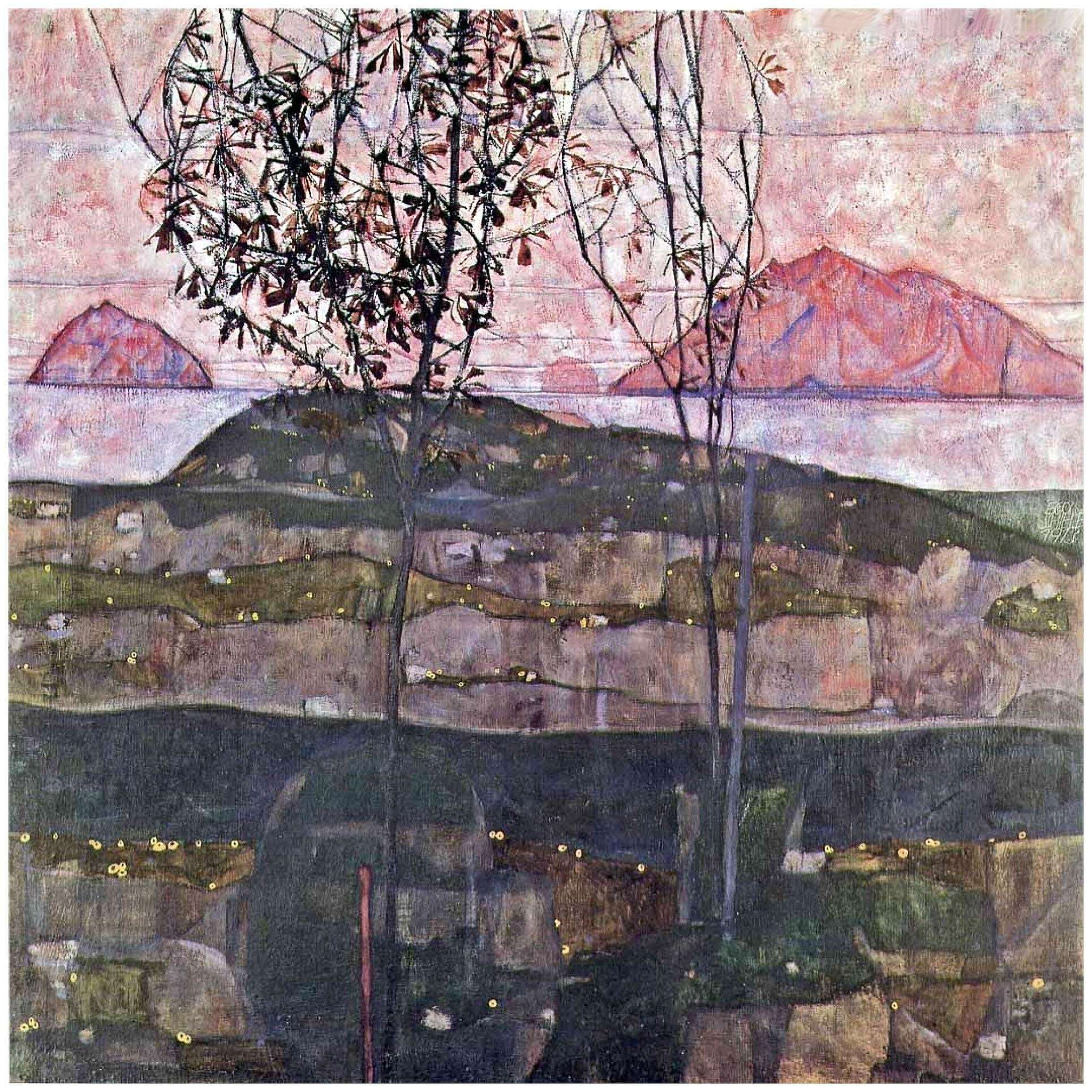  Egon Schiele. Versinkende Sonne. 1913. Leopold Museum Wien