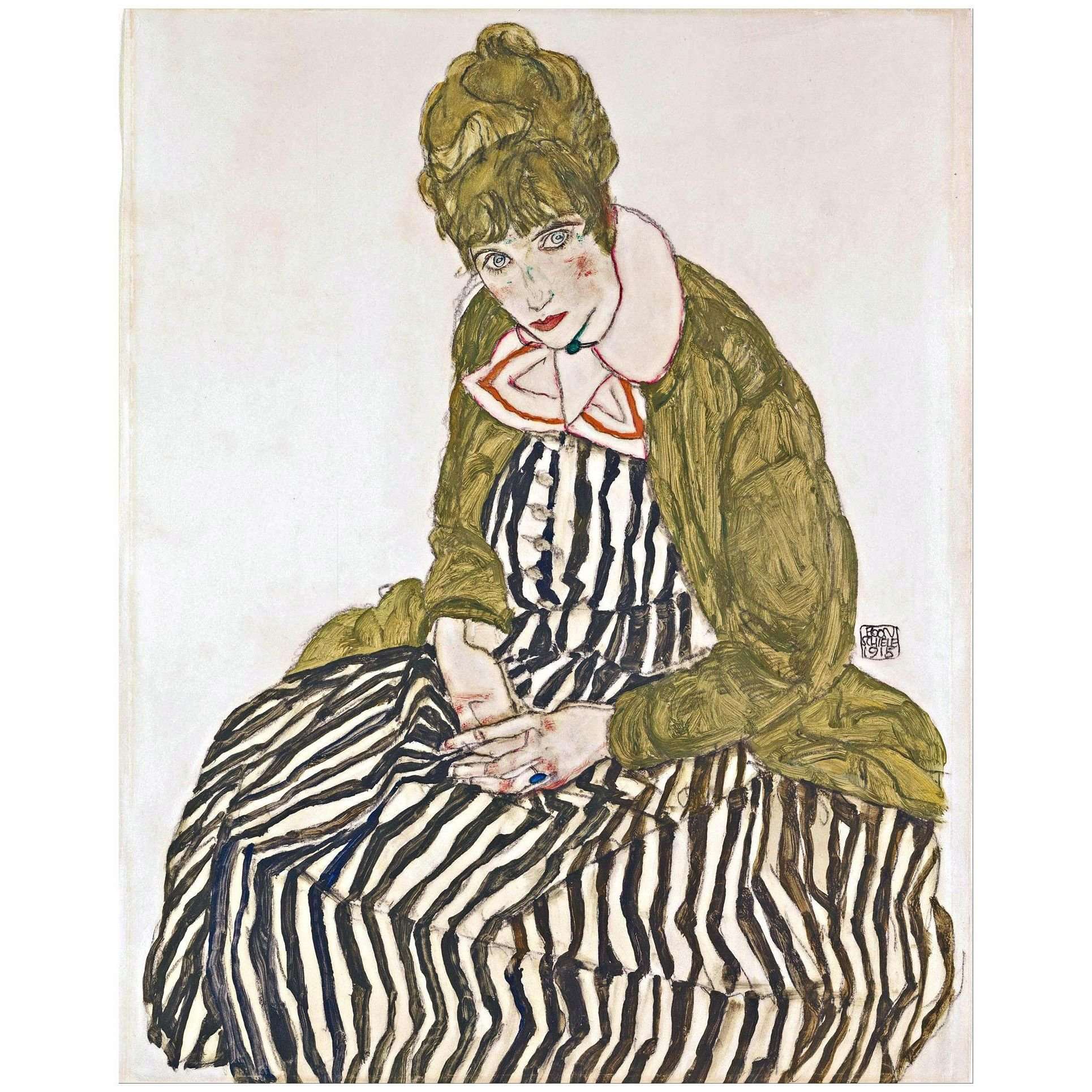  Egon Schiele. Edith Schiele. 1915. Leopold Museum Wien
