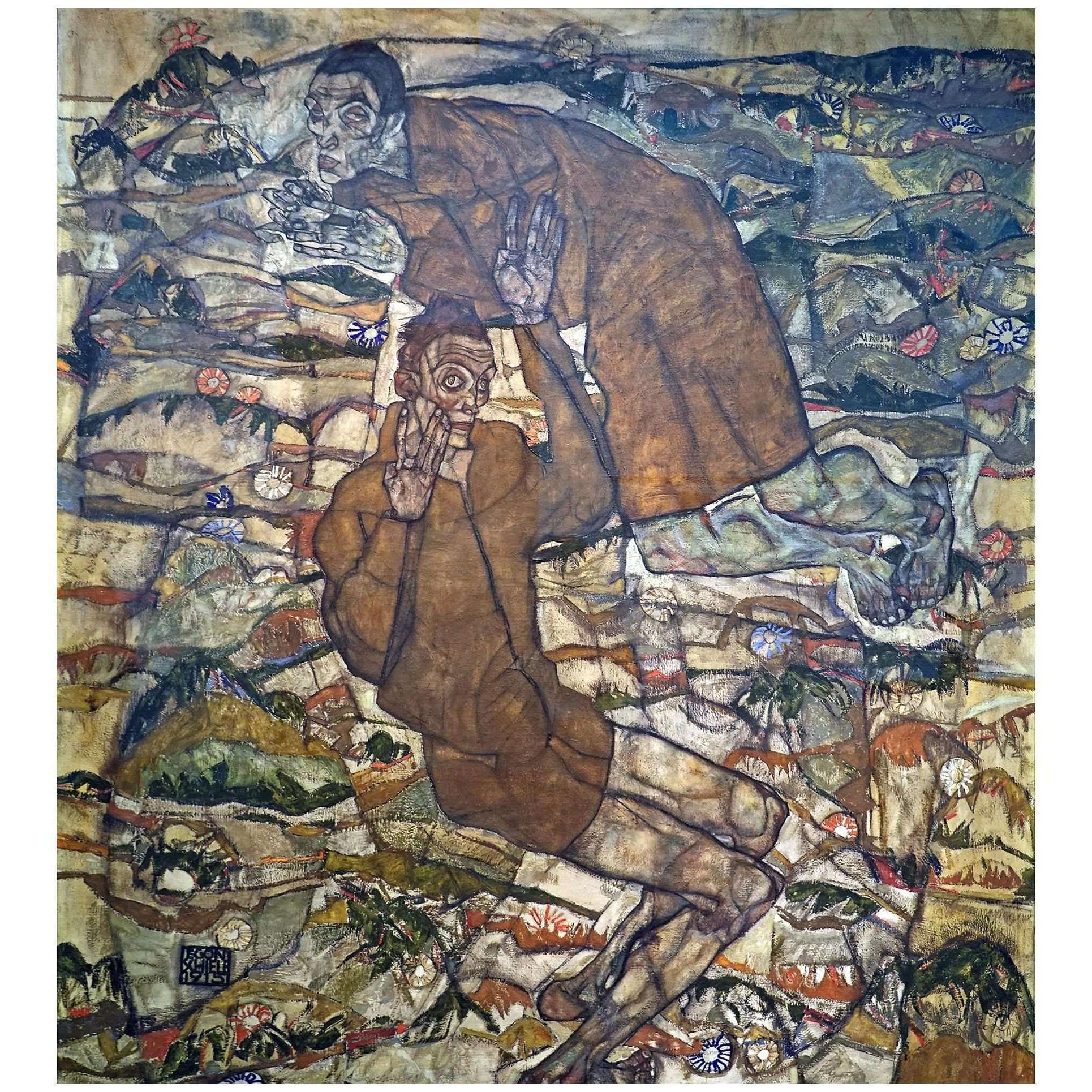  Egon Schiele. Levitation. 1915. Leopold Museum Wien