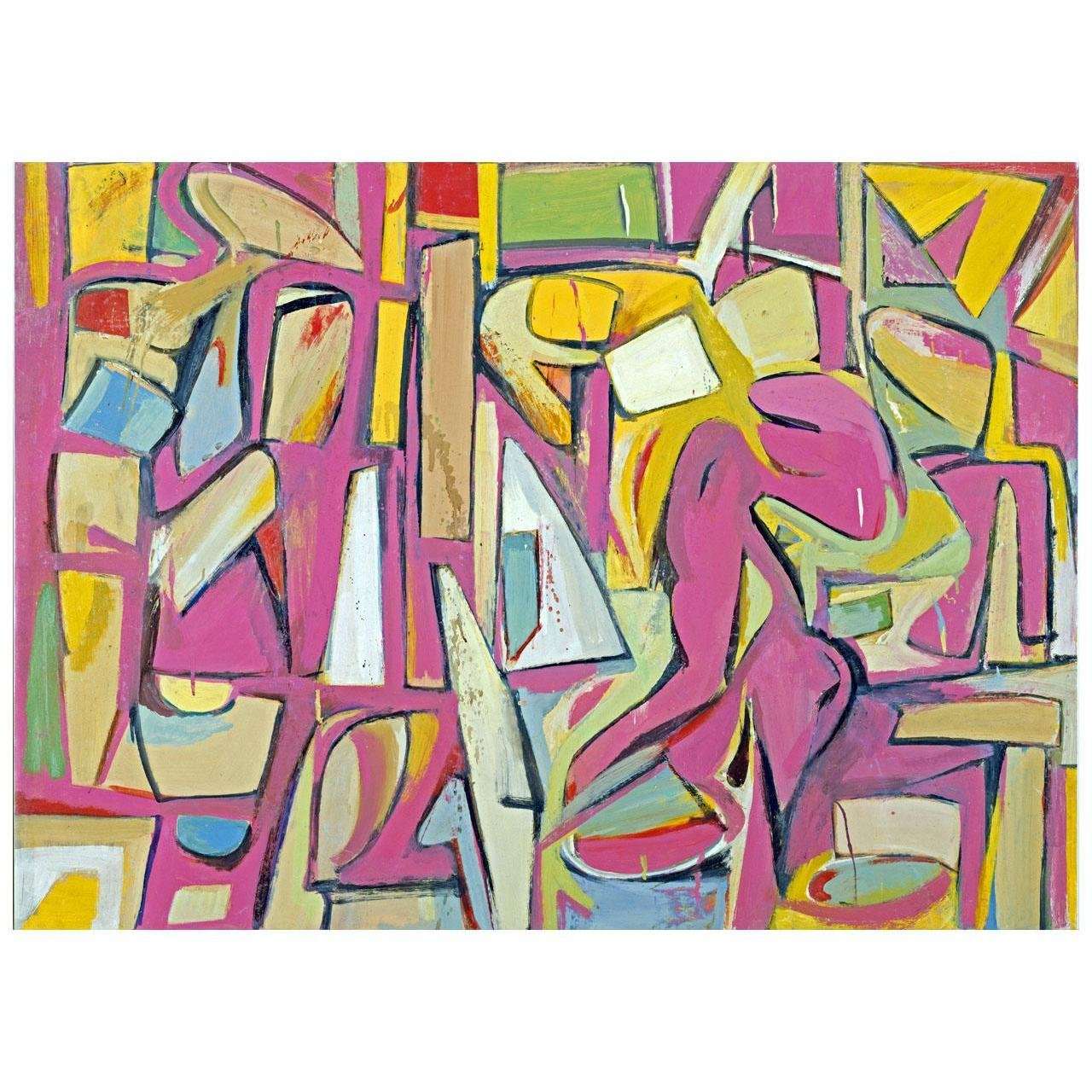    Elaine de Kooning. Black Mountain #15. 1948. Metropolitan Museum New York