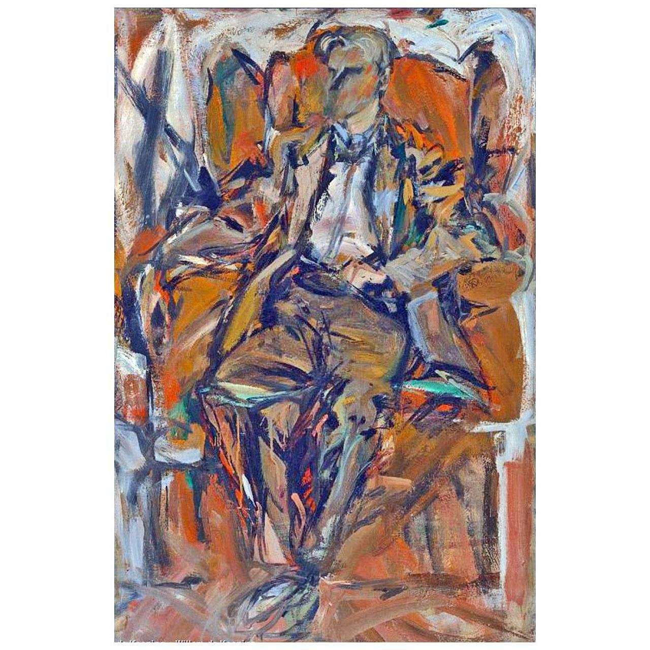    Elaine de Kooning. Willem de Kooning. 1952. National Portrait Gallery Washington