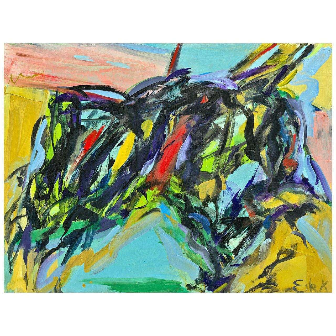    Elaine de Kooning. Juarez. 1958. Guggenheim Museum New York