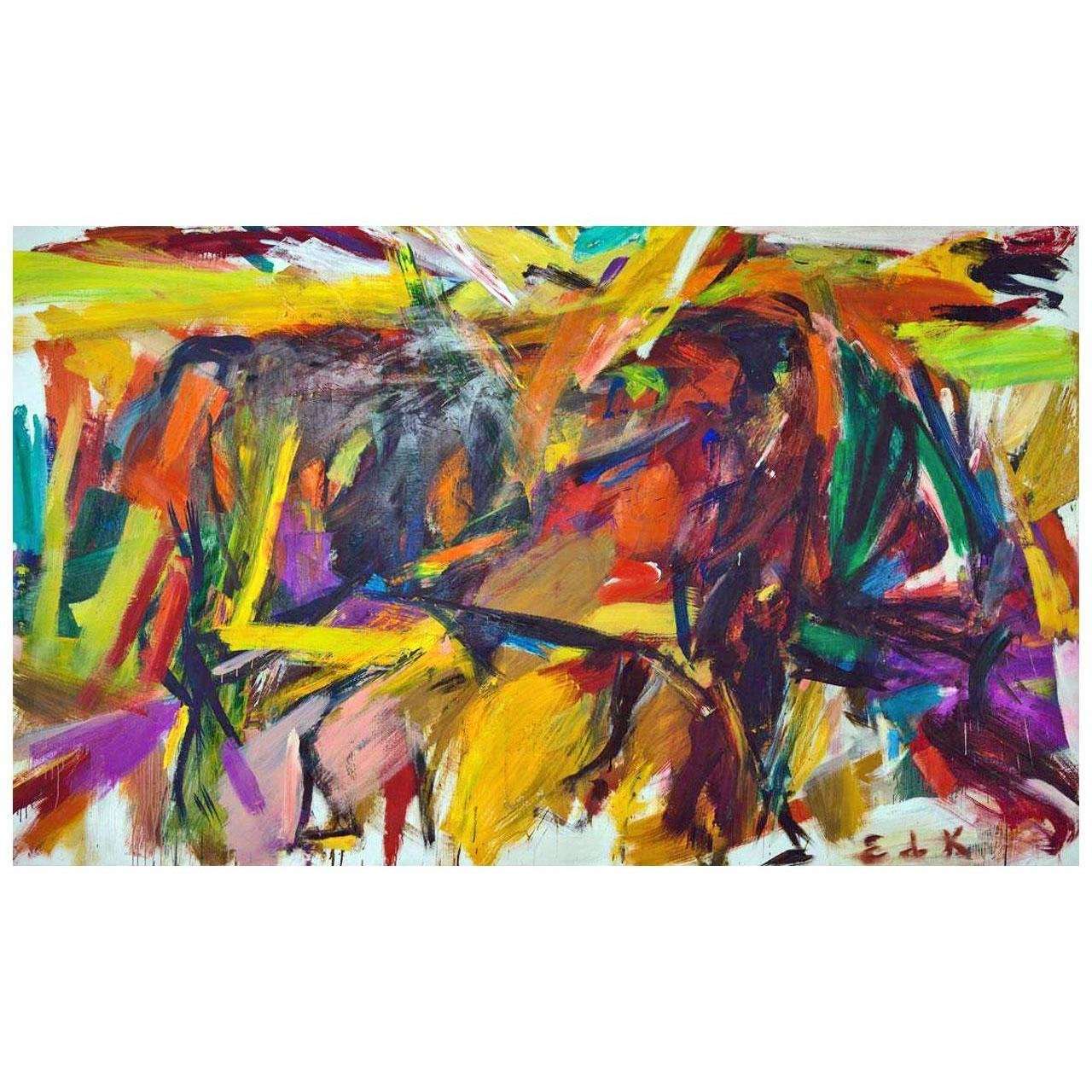    Elaine de Kooning. Bullfight. 1959. Denver Art Museum