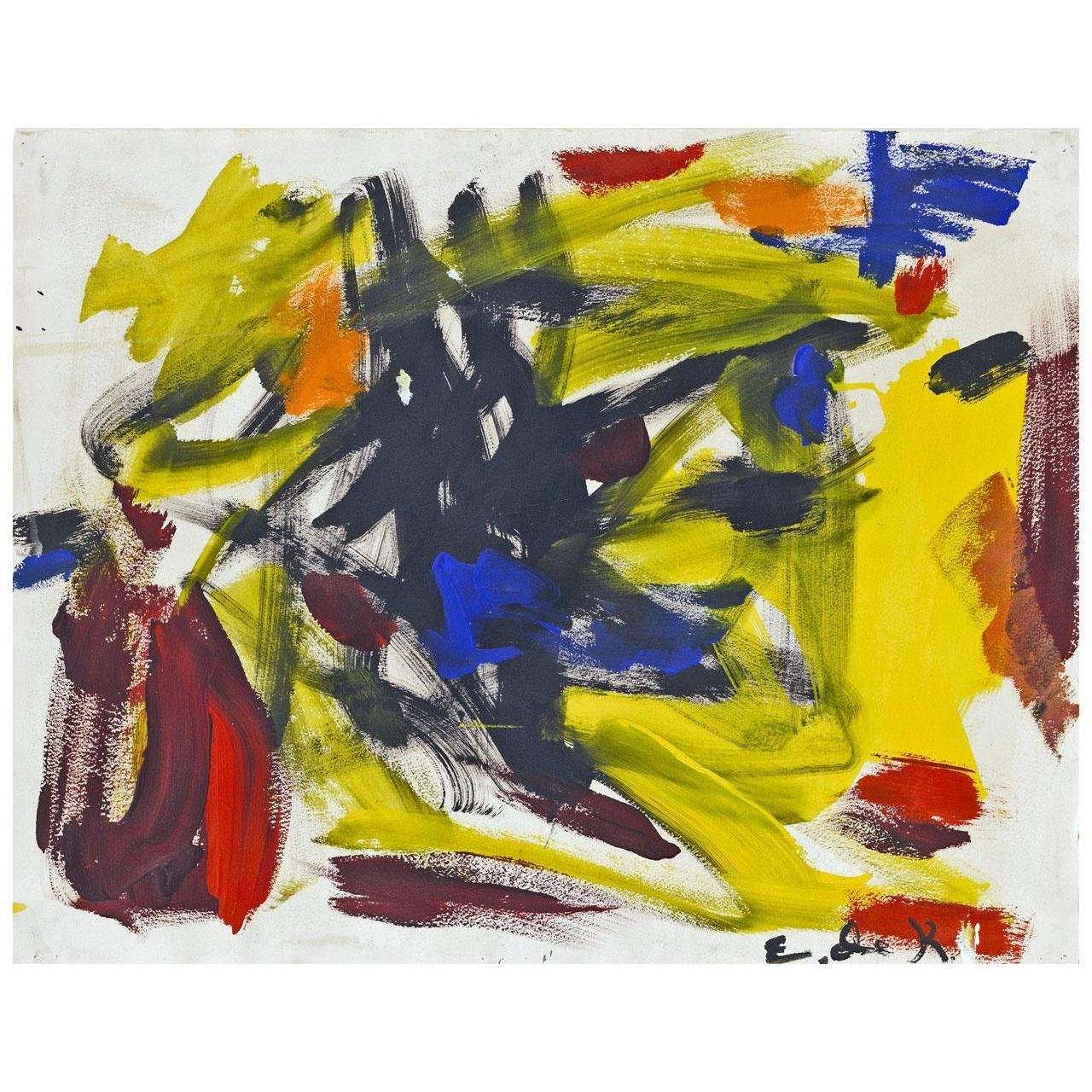    Elaine de Kooning. Bullfight. 1960. MoMA New York