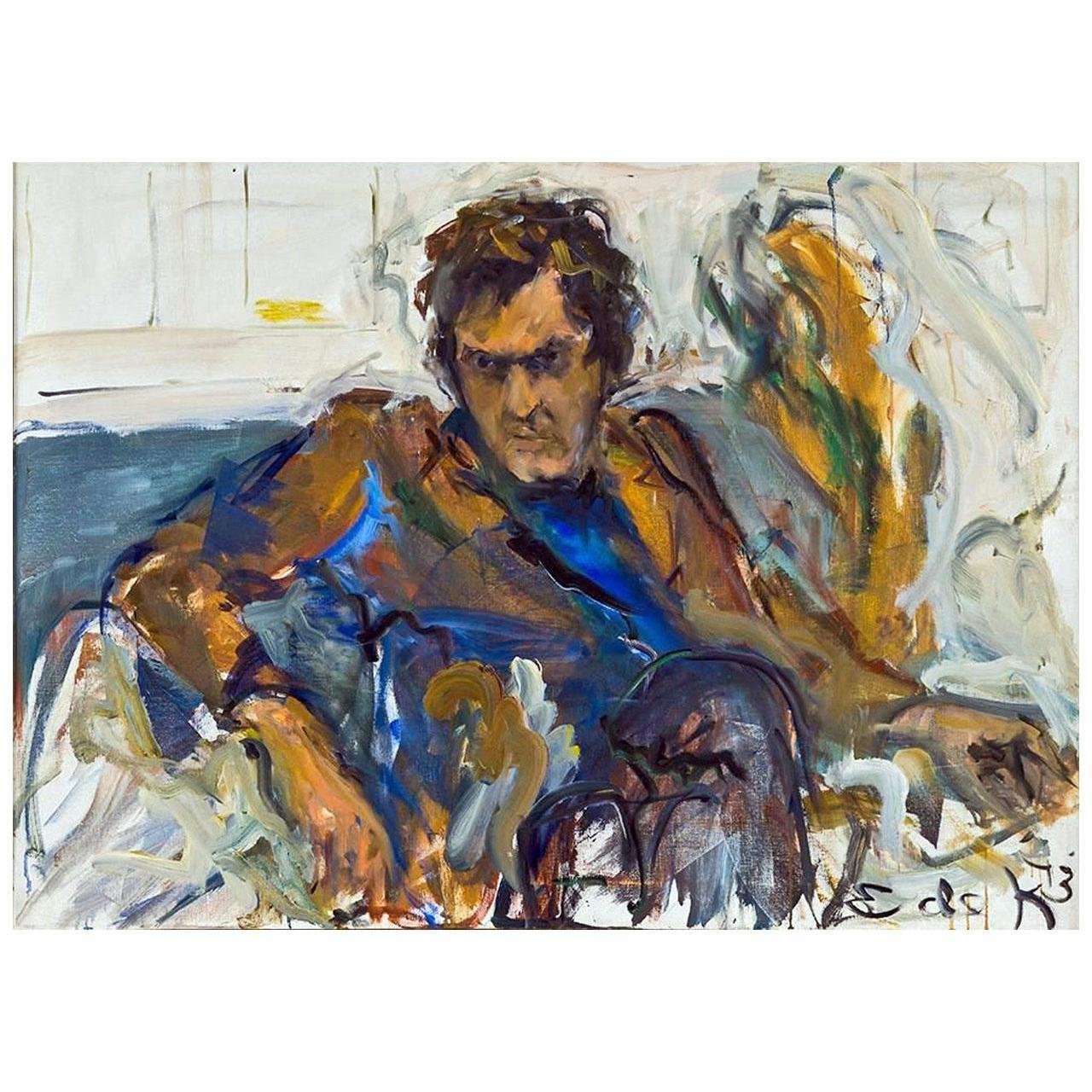    Elaine de Kooning. Robert de Niro. 1972. National Portrait Gallery Washington