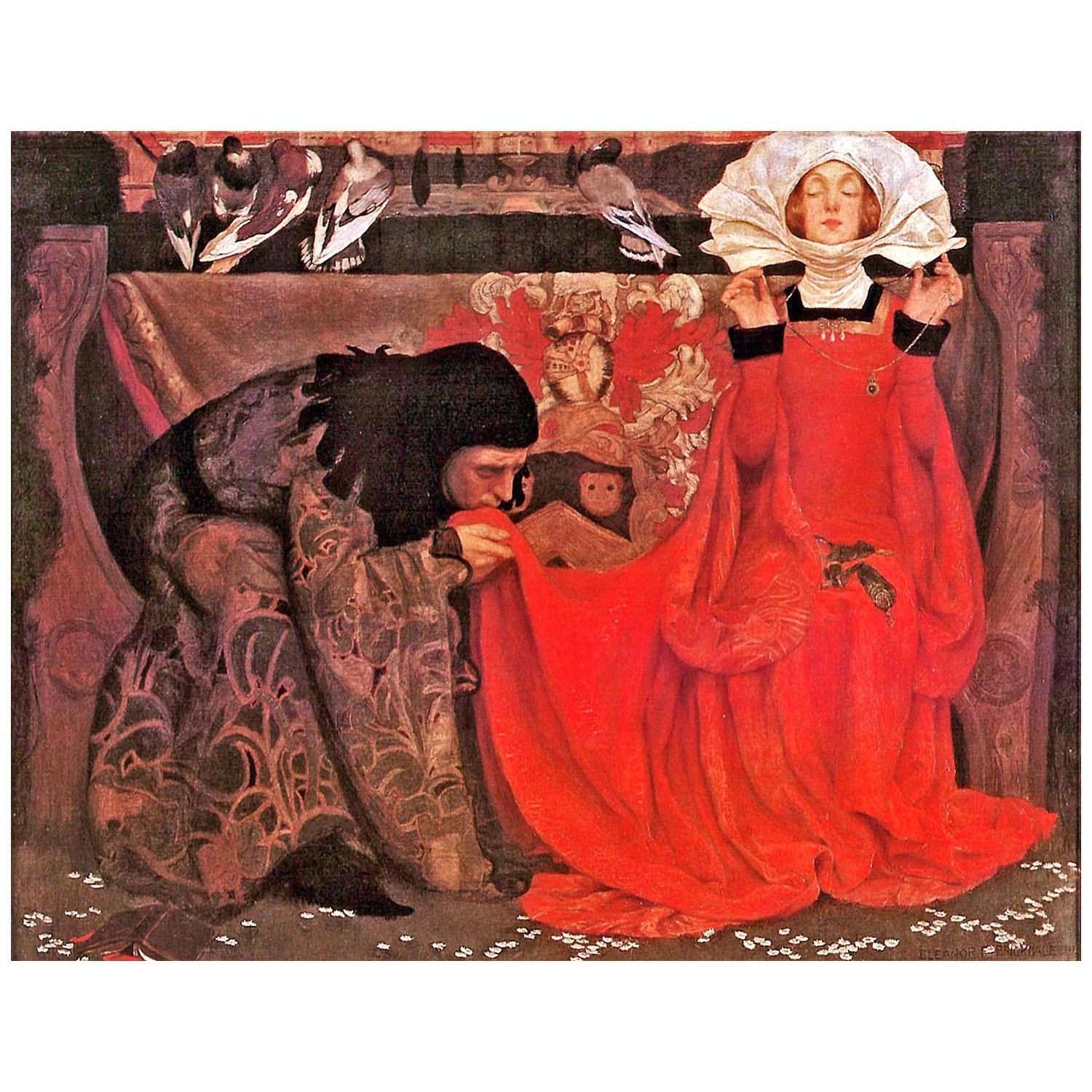  -Eleanor Fortescue-Brickdale. The Pale Complexion of True Love. 1899