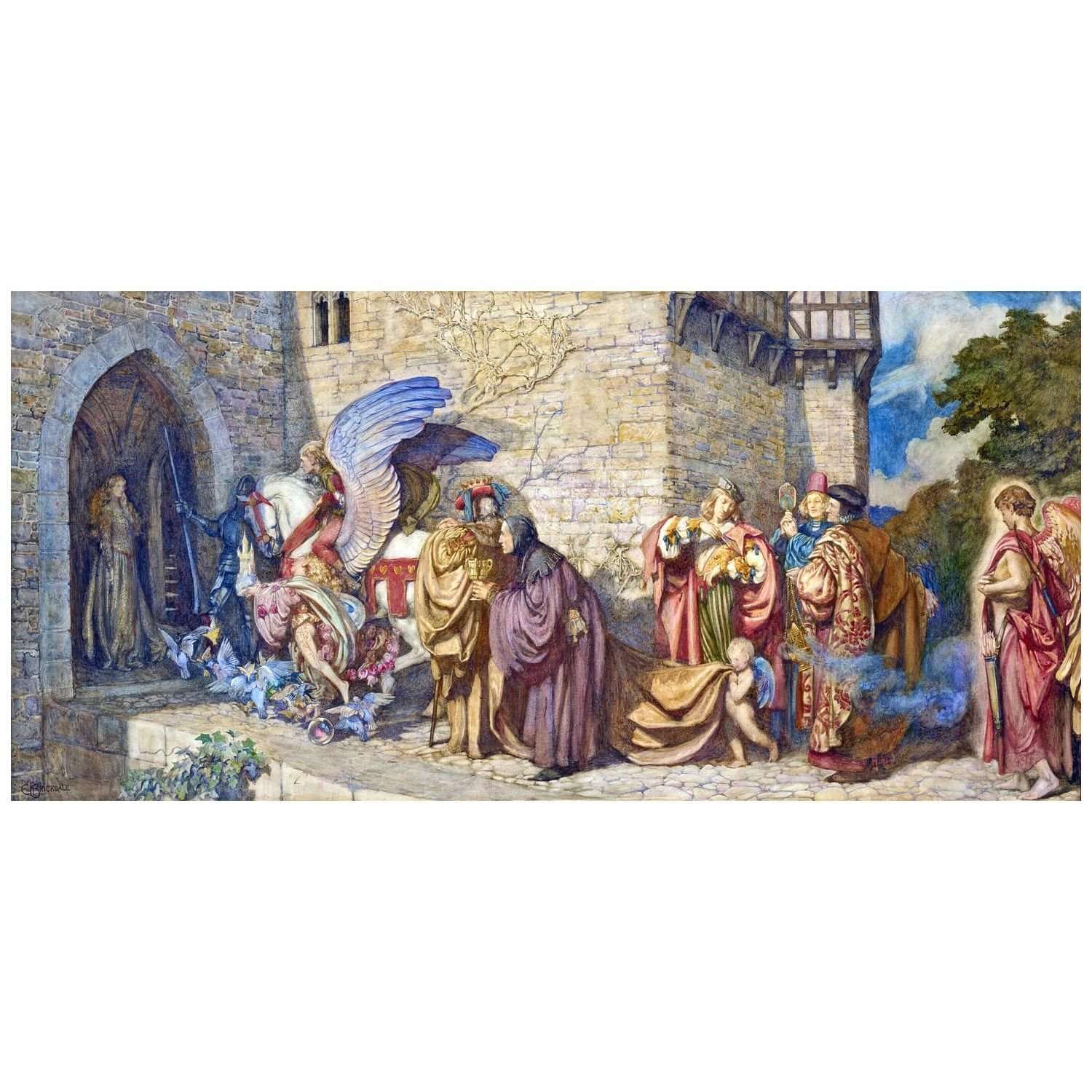 -Eleanor Fortescue-Brickdale. Love and his Counterfeits. 1904