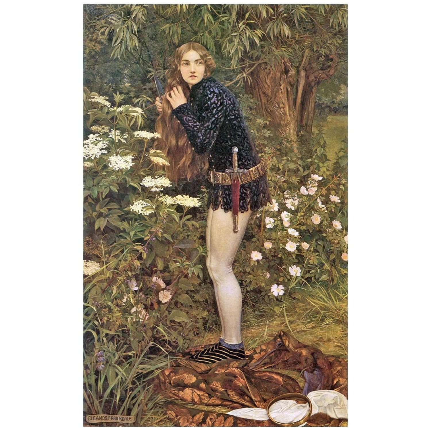  -Eleanor Fortescue-Brickdale. The Little Foot Page. 1905