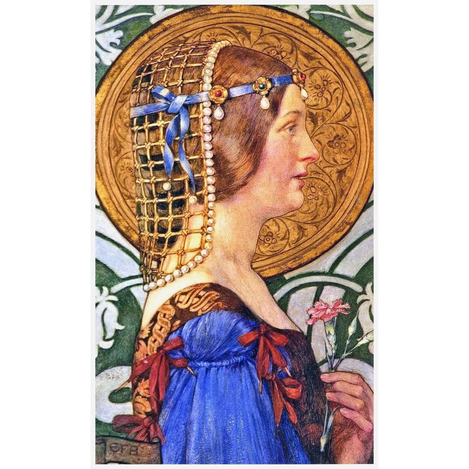  -Eleanor Fortescue-Brickdale. If One Could Have That Little Head of Hers. 1910