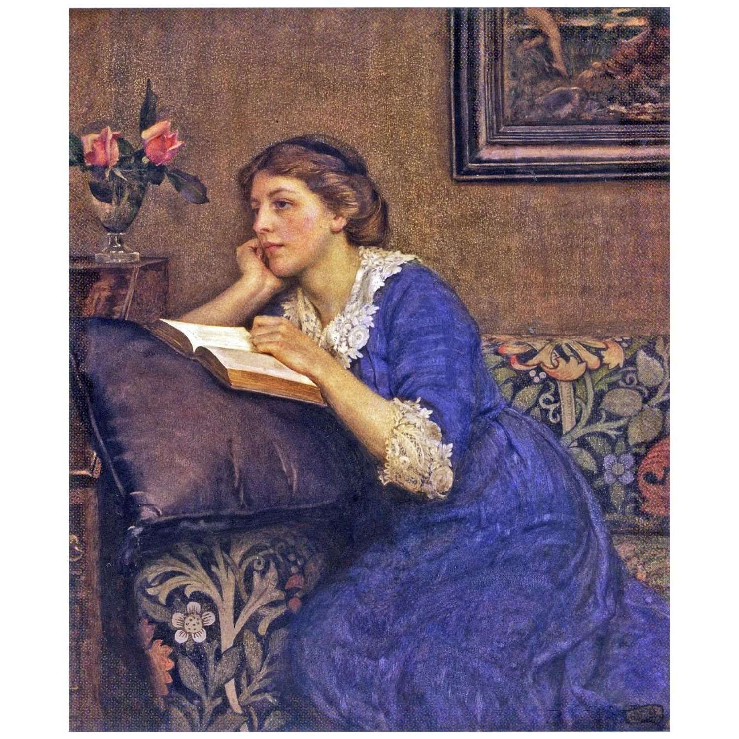  -Eleanor Fortescue-Brickdale. Portrait of Winifred Robers. 1913
