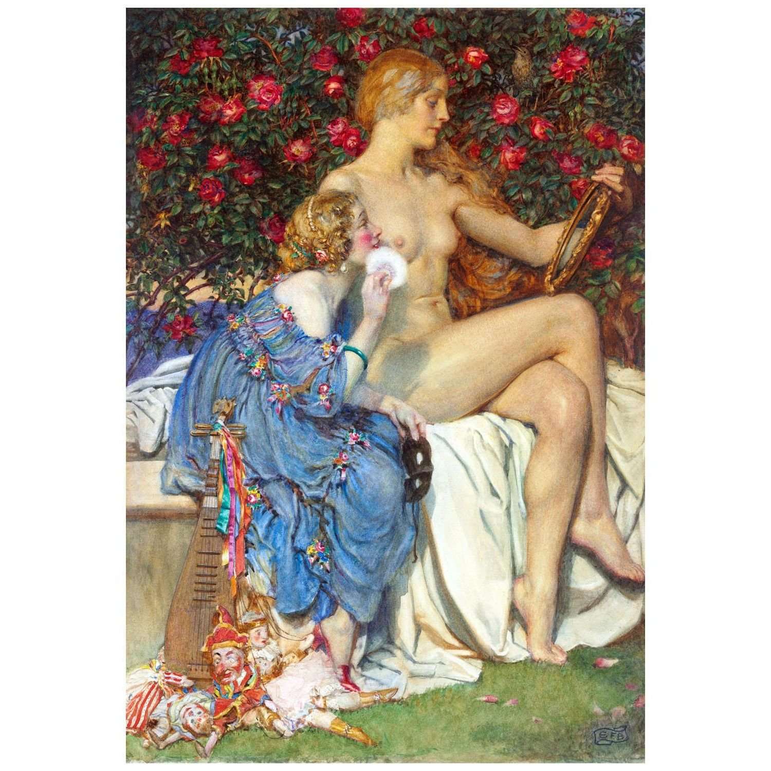  -Eleanor Fortescue-Brickdale. Truth or Fiction. 1915