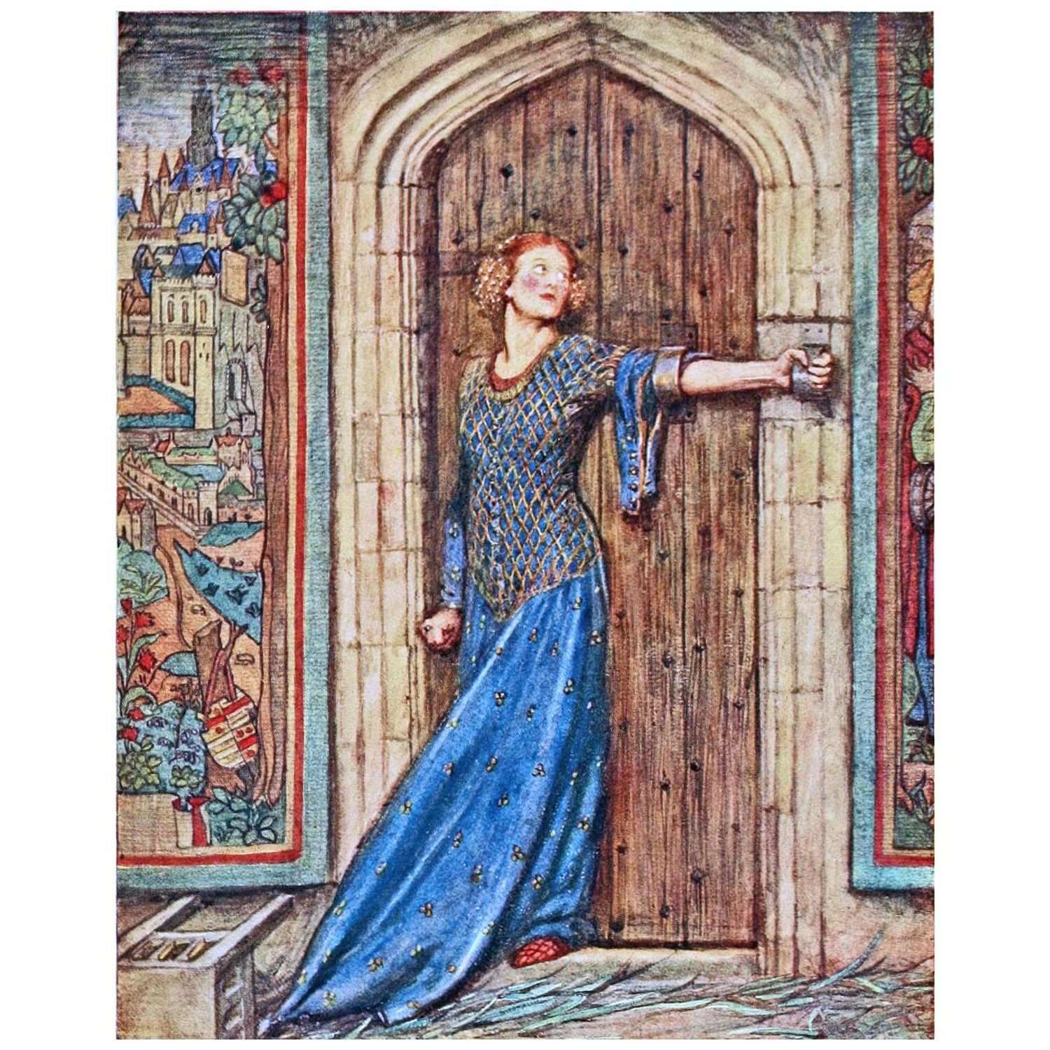  -Eleanor Fortescue-Brickdale. Kate Barlass. 1919