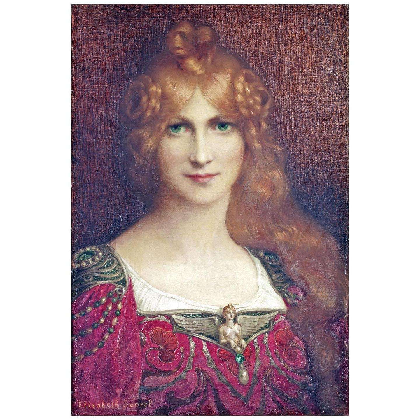  Elisabeth Sonrel. Jeune femme. 1918