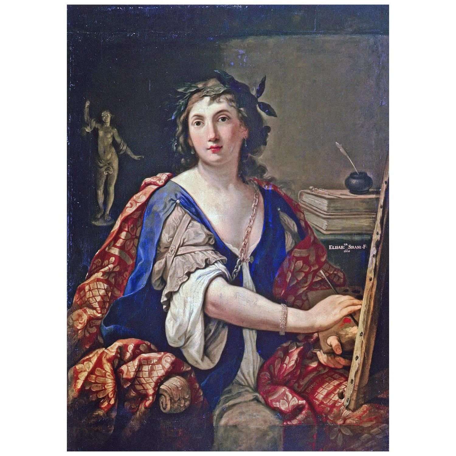  Elisabetta Sirani. Autoritratto come Allegoria della pittura. 1658. Pushkin Museum