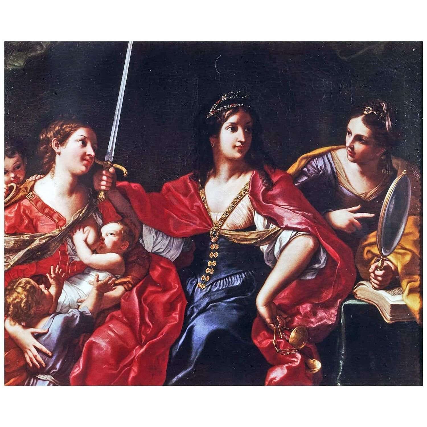  Elisabetta Sirani. La Giustizia, la Carit? e la Prudenza. 1664. Galleria Estense Modena