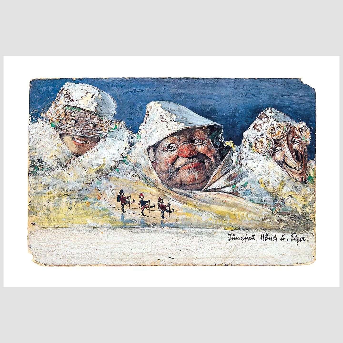  Emil Nolde. Jungfrau, M?nch und Eiger. 1896. Nolde Museum Neuekirchen