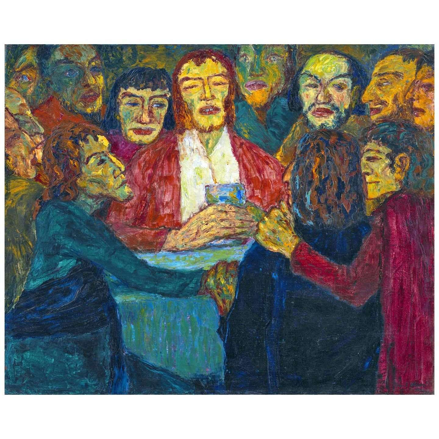  Emil Nolde. Abendmahl. 1909. Statens Museum for Kunst Kopenhagen