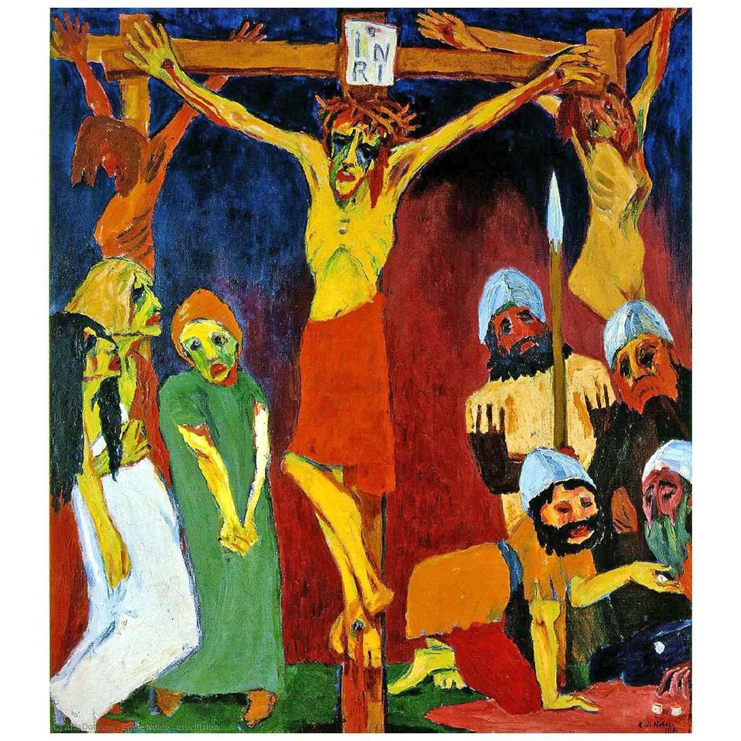  Emil Nolde. Kreuzigung. 1912. Nolde Museum Neuekirchen