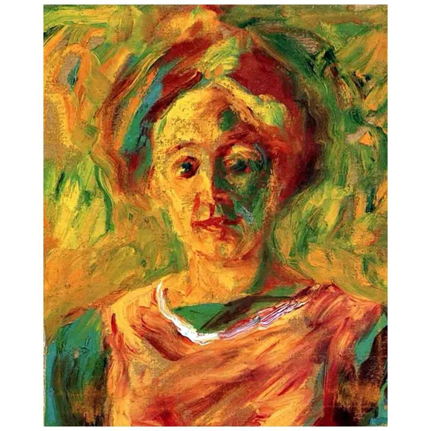  Emil Nolde. Ada im gr?nen Kleid. 1912. Nolde Museum Neuekirchen