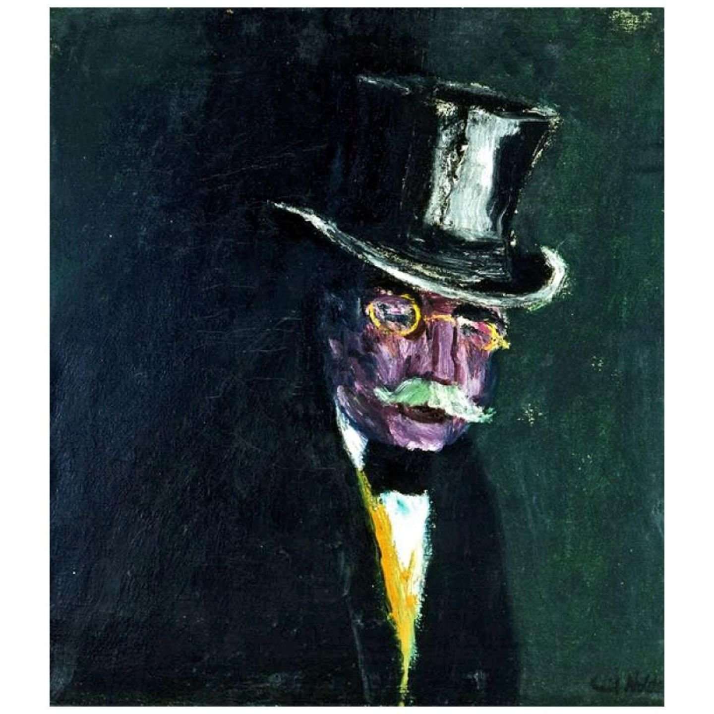  Emil Nolde. Gustav Schiefler. 1915. Brucke Museum Berlin