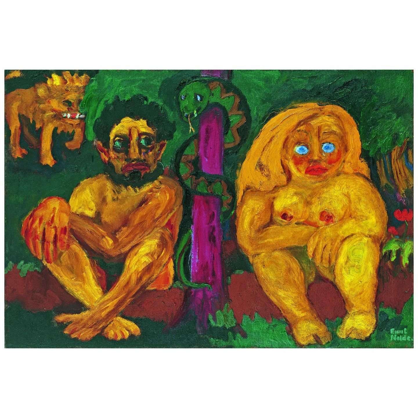  Emil Nolde. Verlorenes Paradies. 1921. Museum Burda Baden-Baden