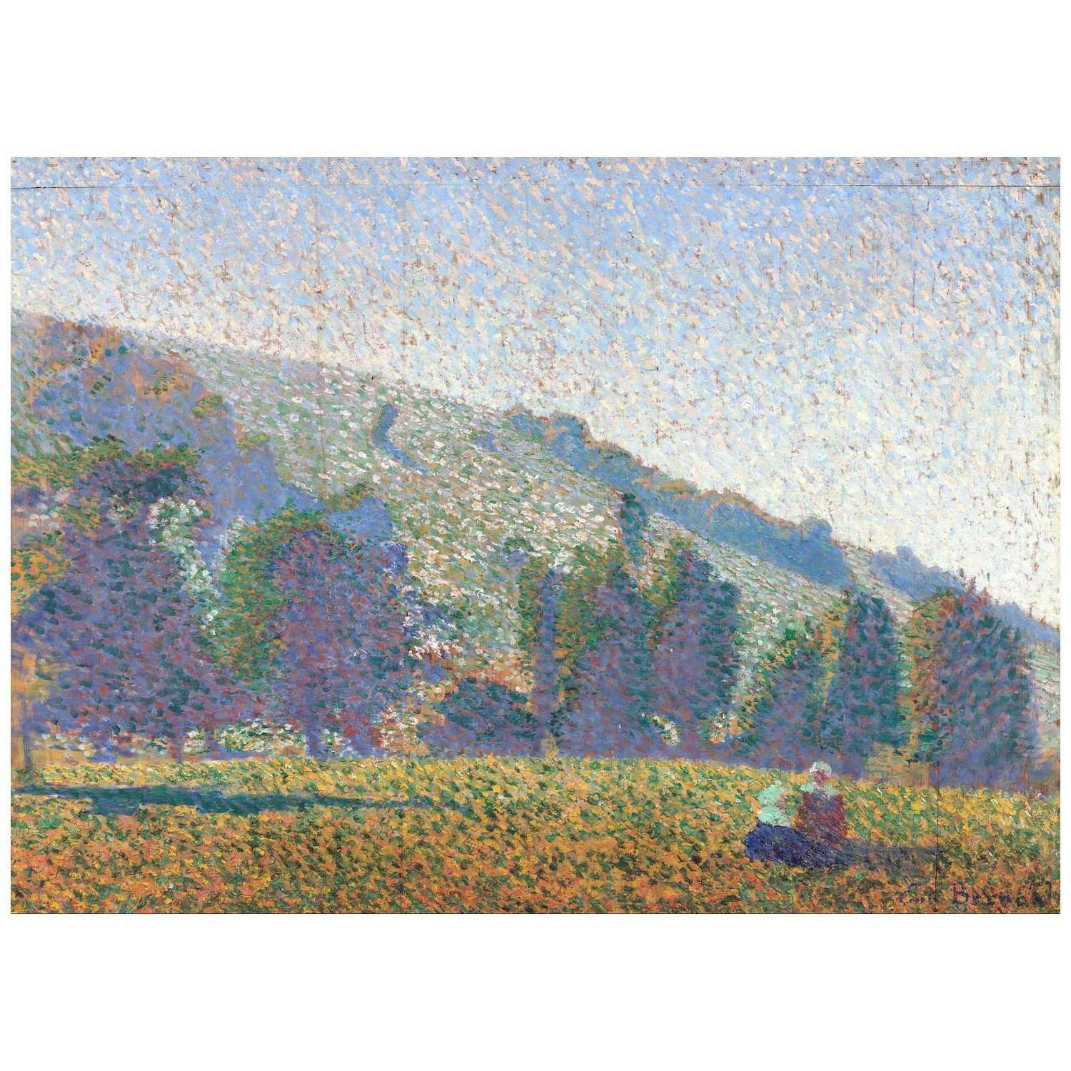  Emile Bernard. Deux Bretonnes dans un pr?. 1886. Van Gogh Museum Amsterdam