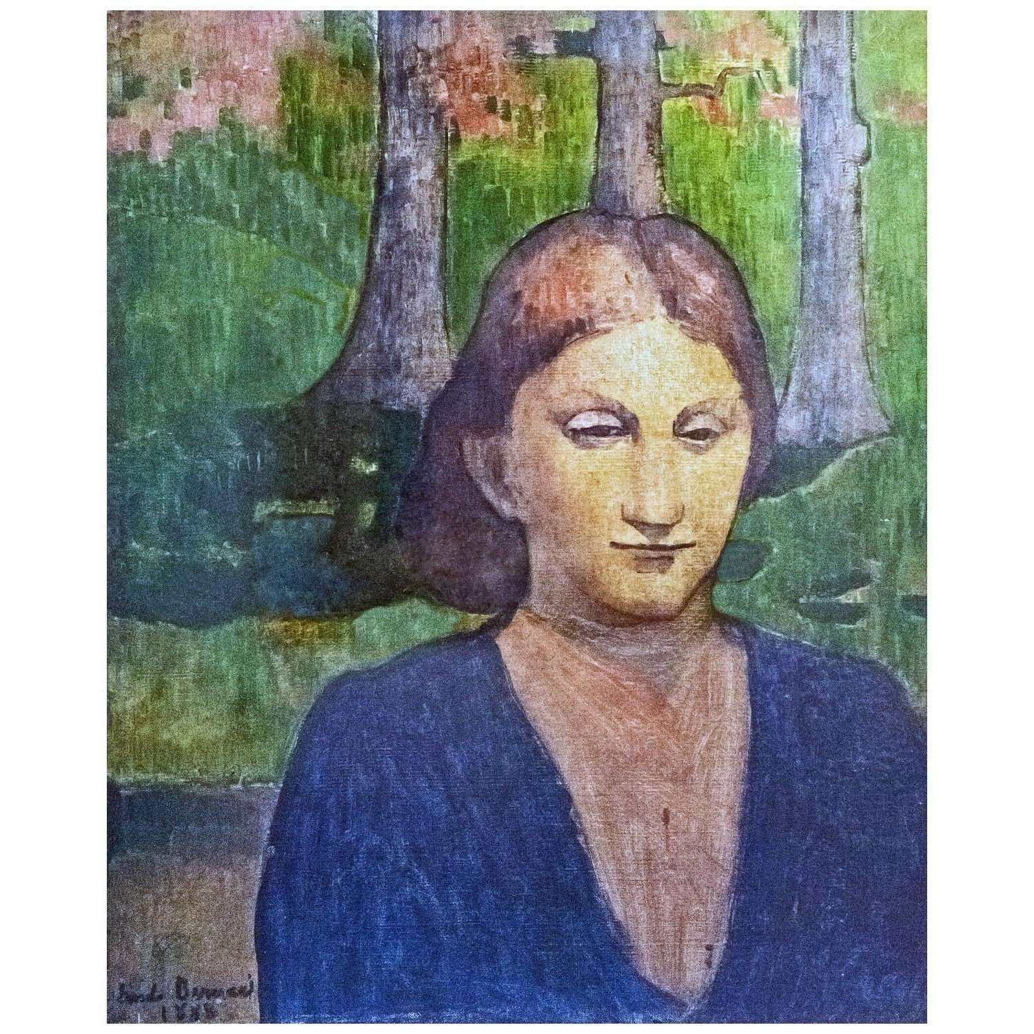  Emile Bernard. Portrait de Madeleine. 1888. Musee Toulouse-Lautrec Albi