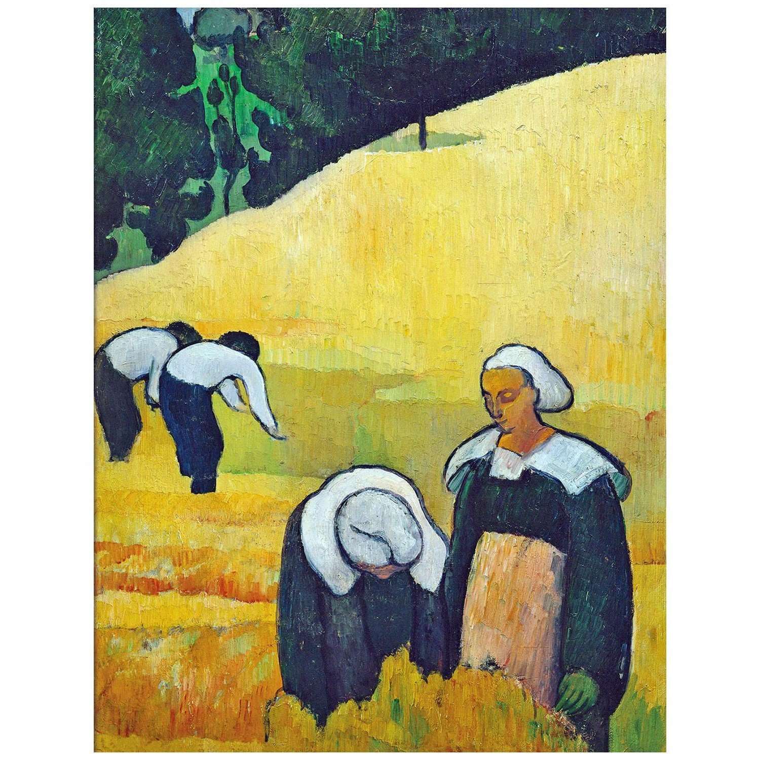  Emile Bernard. La Moisson. 1888. Musee dOrsay Paris