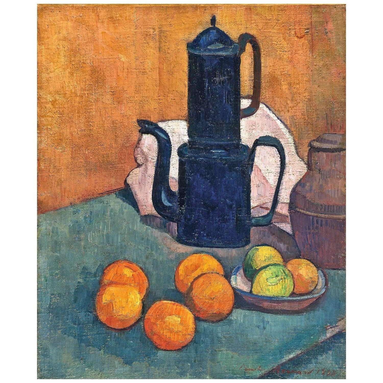  Emile Bernard. La cafeti?re bleue. 1888. Kunsthalle Bremen