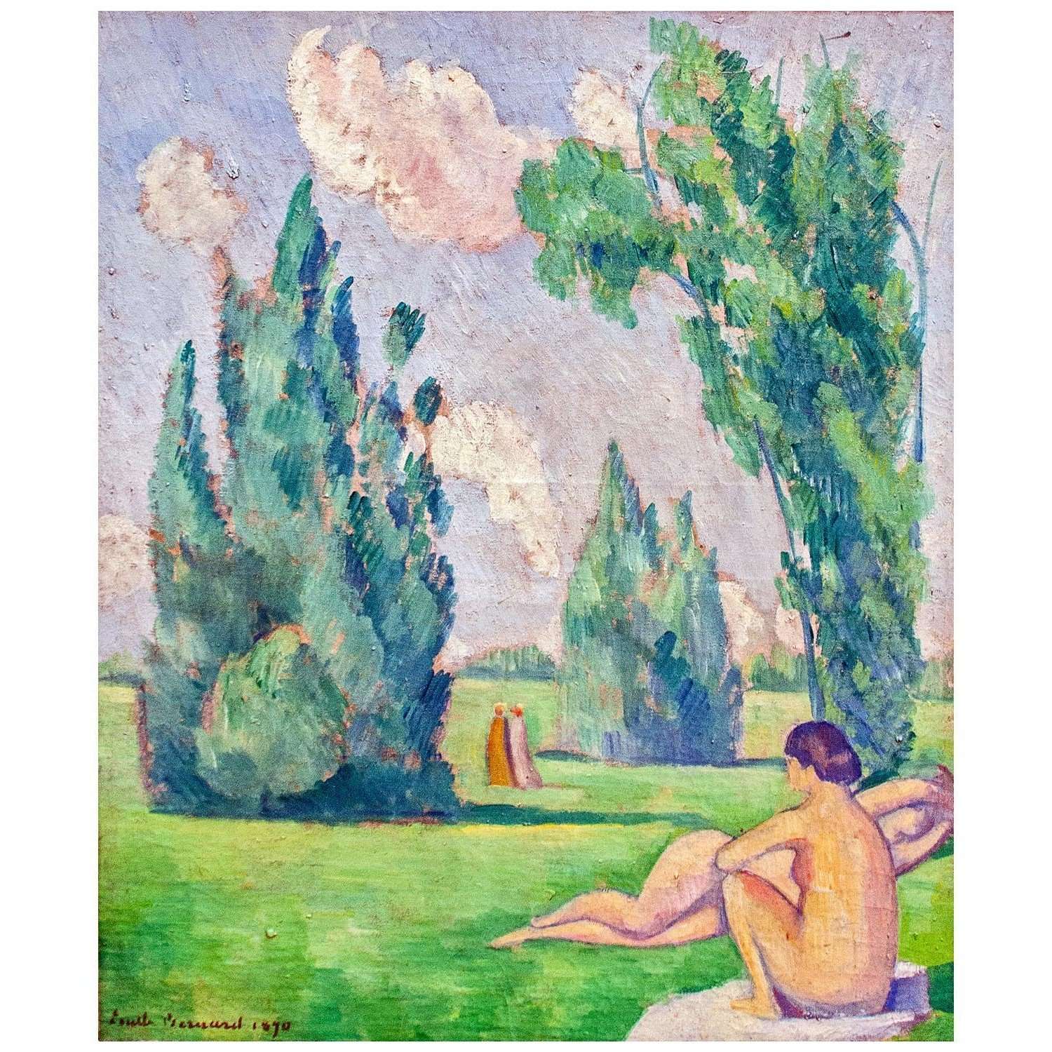  Emile Bernard. Nus dans un paysage. 1890. MBA de Valenciennes