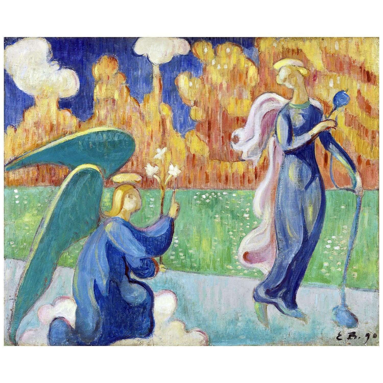  Emile Bernard. La Anunciacion. 1890. Museo Thyssen-Bornemisza Madrid