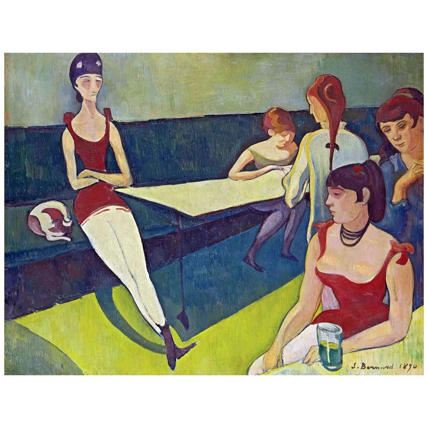  Emile Bernard. Le Salon. 1890. Collection priv?e