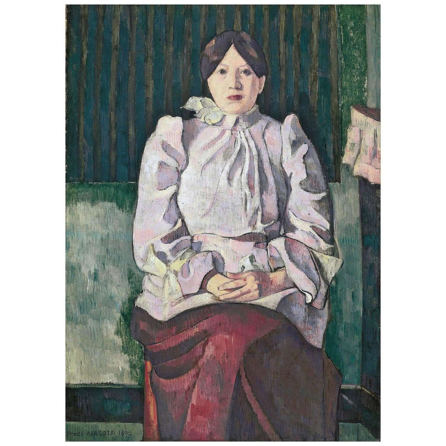  Emile Bernard. Marie Lemasson. 1892. Israel Museum Jerusalem
