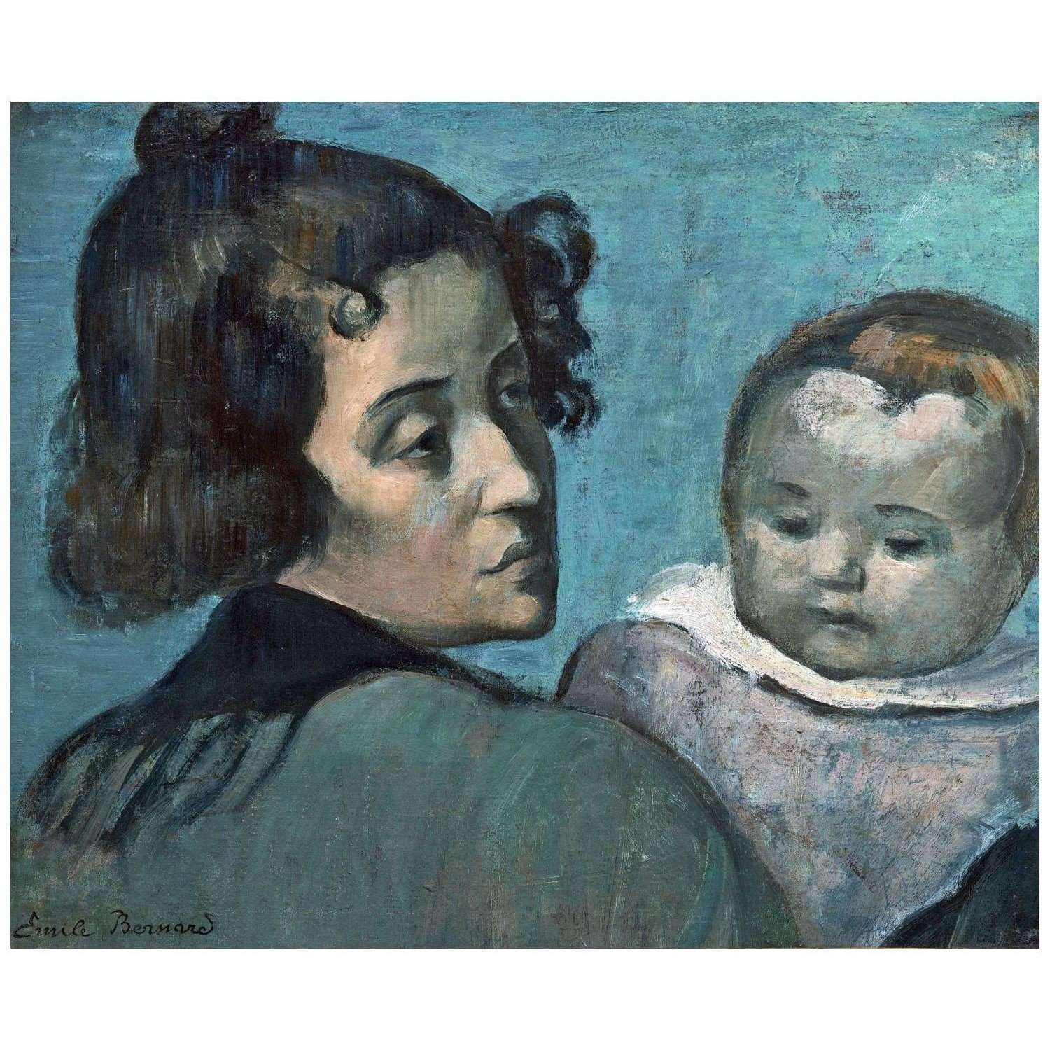  Emile Bernard. Mere et enfant. 1898. Collection priv?e